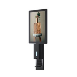21.5 Inch hand Sanitizer Kiosk with Android Media player