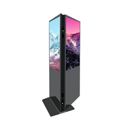 43 inch Full HD Professional freestanding Double side kiosk, 24/7 Operational